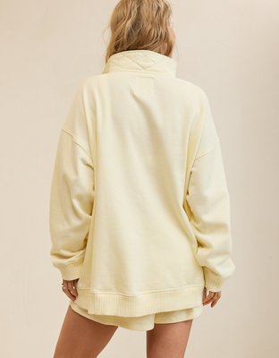 Aerie Oh Snap! Sweatshirt - Cozy Yellow