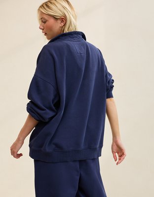 Aerie Oh Snap! Sweatshirt - Navy