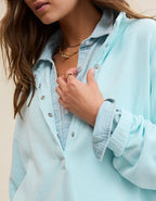 Aerie Oh Snap! Sweatshirt - Easy Breezy Blue