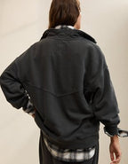 Aerie Oh Zip! Sweatshirt - Smoked Gray