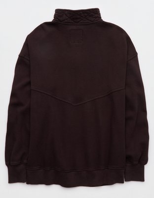 Aerie Oh Zip! Sweatshirt - Deep Earth