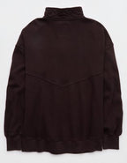 Aerie Oh Zip! Sweatshirt - Deep Earth