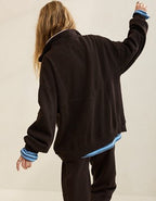 Aerie Oh Zip! Sweatshirt - Deep Earth