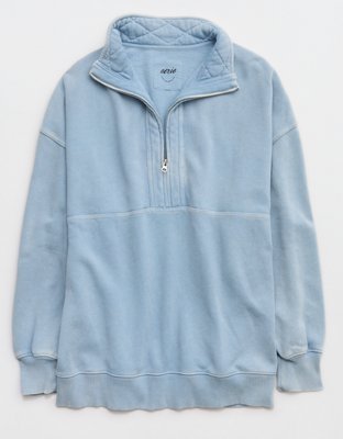 Aerie Oh Zip! Sweatshirt - Cloud Wash