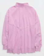 Aerie Oh Zip! Sweatshirt - Violet Willow