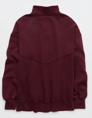 Aerie Oh Zip! Sweatshirt - Royal Berry