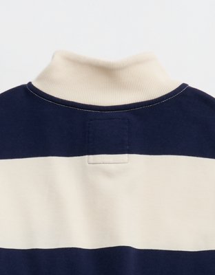 Aerie Quarter Snap Sweatshirt - Navy