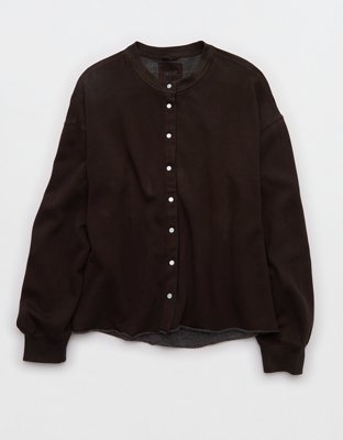 Aerie Layover Cardigan - Deep Earth