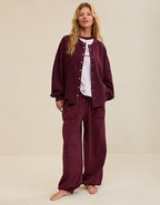 Aerie Layover Cardigan - Royal Berry