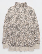 Aerie Oh Zip! Sweatshirt - Dusk
