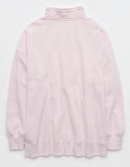 Aerie Oh Zip! Sweatshirt - Pink Petal