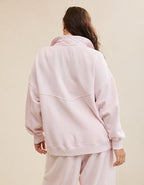 Aerie Oh Zip! Sweatshirt - Pink Petal
