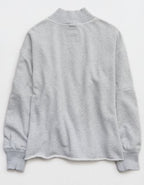 Aerie Layover Mockneck Sweatshirt - Medium Heather Gray