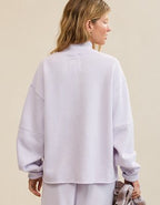 Aerie Layover Mockneck Sweatshirt - Hushed Violet