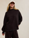 Aerie Layover Mockneck Sweatshirt - Deep Earth