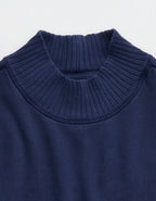 Aerie Layover Mockneck Sweatshirt - Navy