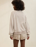Aerie Go-To Classic Length Crew Sweatshirt - Stone Harbor