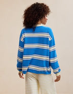 Aerie Sunday Soft Crew Sweater - Rome Blue