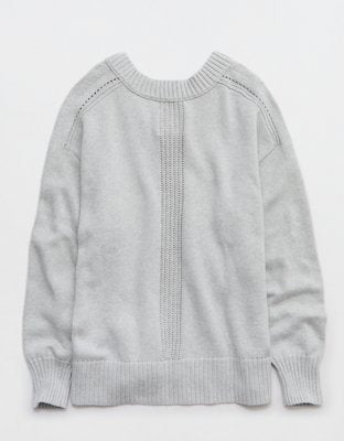 Aerie Voop Sweater - Medium Heather Gray