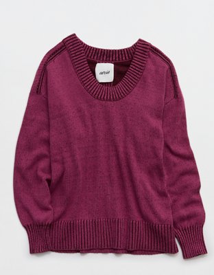 Aerie Voop Sweater - Royal Berry