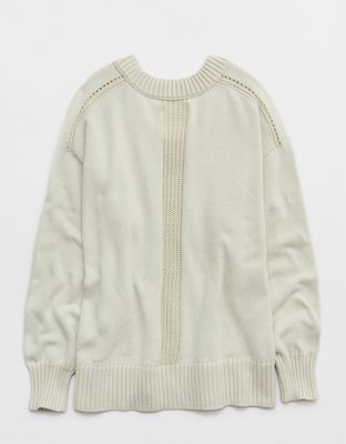 Aerie Voop Sweater - Green Sheen