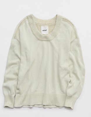 Aerie Voop Sweater - Green Sheen
