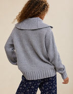 Aerie So Nostalgic Quarter Zip Sweater - Radiance