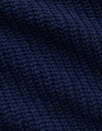 Aerie So Nostalgic Quarter Zip Sweater - Navy