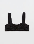 The Andie Kalama Bikini Top - True Black