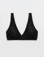Aerie Wide Strap Voop Bikini Top - True Black
