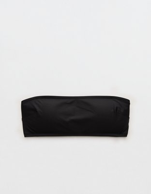 Aerie Strapless Bandeau Bikini Top - True Black