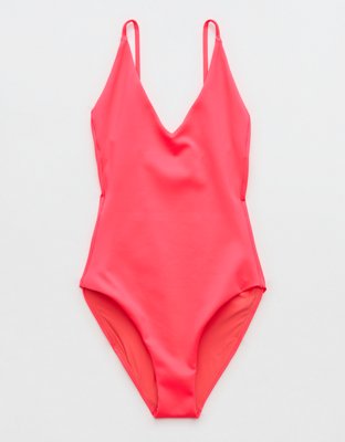 Left On Friday Sunday One Piece Suit - Calypso Red