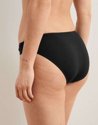 Slick Chicks Adaptive Bikini Underwear - True Black