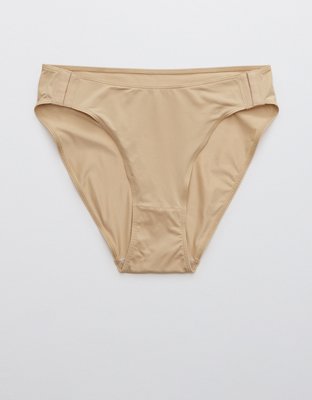 Slick Chicks Adaptive High Waisted Bikini Underwear - Beige