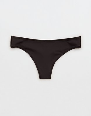 Slick Chicks Adaptive Thong Underwear - True Black