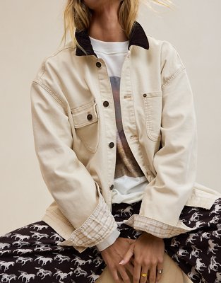 Aerie Barn Jacket - Natural
