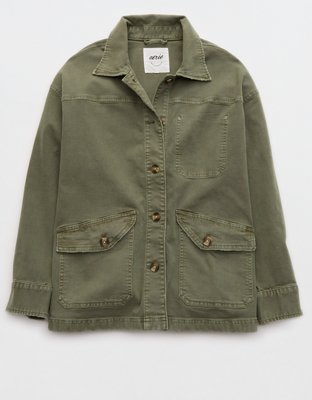 Aerie Utility Jacket - Olive Fun