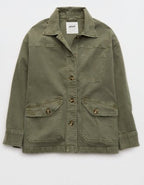 Aerie Utility Jacket - Olive Fun