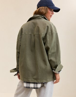 Aerie Utility Jacket - Olive Fun
