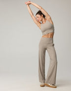 OFFLINE By Aerie Real Me XTRA High Waisted Tie Back Trouser - Stone Harbor