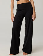 OFFLINE By Aerie Real Me XTRA High Waisted Tie Back Trouser - True Black