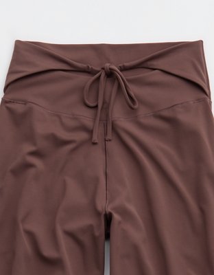 OFFLINE By Aerie Real Me XTRA High Waisted Tie Back Trouser - Relic