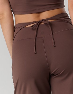 OFFLINE By Aerie Real Me XTRA High Waisted Tie Back Trouser - Relic