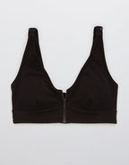 Slick Chicks Adaptive Wireless Zipper Bra - True Black