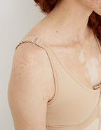 Slick Chicks Adaptive Wireless Zipper Bra - Sands