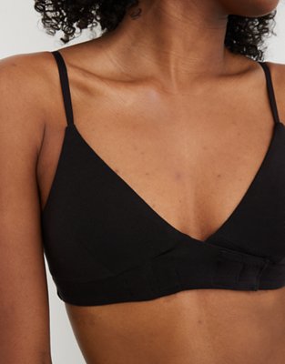 Slick Chicks Adaptive Lounge VELCRO® Brand Fasteners Bra - True Black