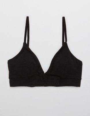 Slick Chicks Adaptive Lounge VELCRO® Brand Fasteners Bra - True Black