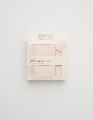 Kitsch Standard Satin Pillowcase - Pink