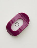 Teleties Large Flat Hair Clip - Maroon