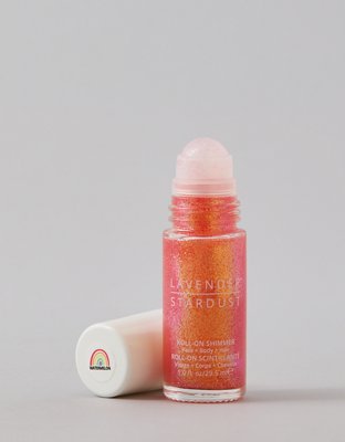Lavender Stardust Roll-On Body Glitter - Pink